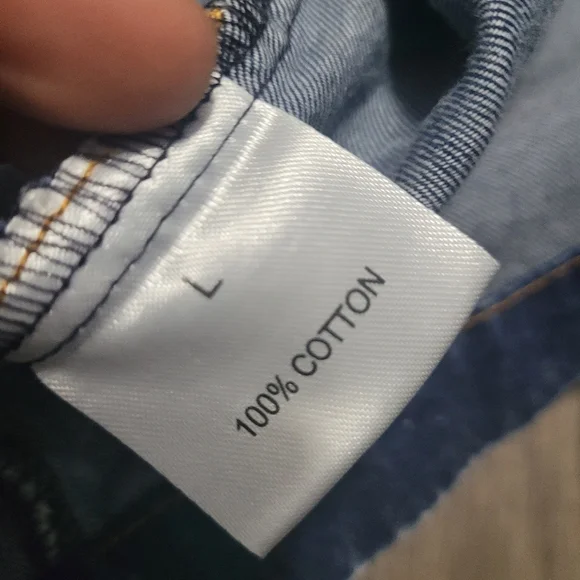 Jane & Delancey Women's Cotton  Soft Denim Long Back Button Front Shirt - Picture 4 of 5